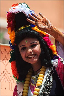 La reine du festival des Roses à Kelaa M'Gouna